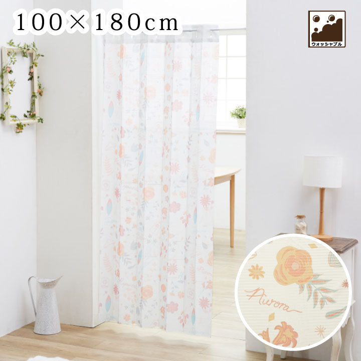 プリンセス 間仕切りカーテン ディズニープリンセス 間仕切りカーテン パタパタカーテン カットできる暖簾 100×180cm 洗濯可(代引不可)