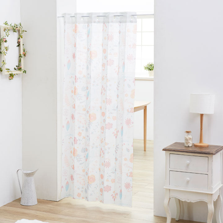 プリンセス 間仕切りカーテン ディズニープリンセス 間仕切りカーテン パタパタカーテン カットできる暖簾 100×180cm 洗濯可(代引不可)