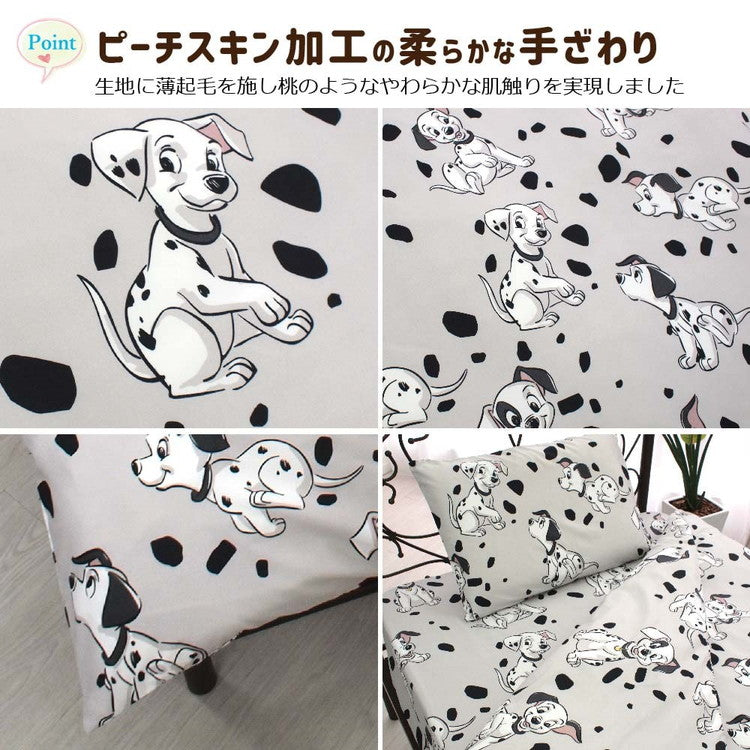 101匹わんちゃん ディズニー 布団カバー3点セット 丸洗い可 シングル Disney 枕カバー 掛布団カバー シーツ 洋式 和式 布団カバー 敷布団カバー ピローケース(代引不可)