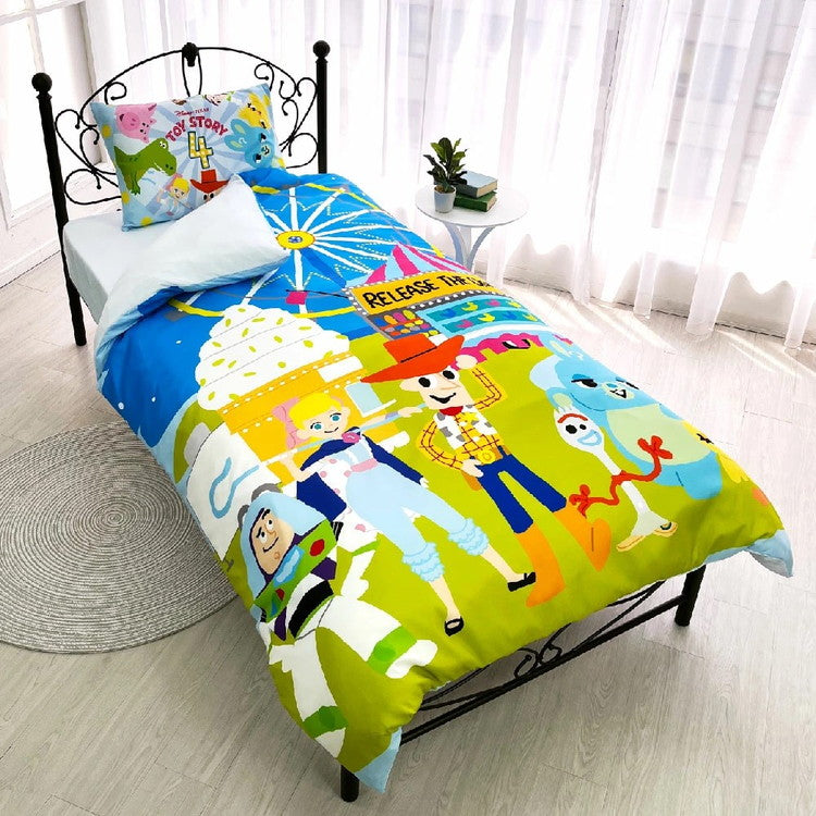 トイストーリー ディズニー 布団カバー3点セット 丸洗い可 シングル Disney 枕カバー 掛布団カバー シーツ 洋式 和式 布団カバー 敷布団カバー ピローケース(代引不可)