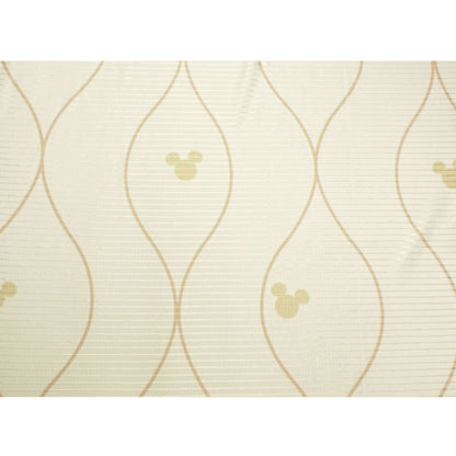 三つ丸ッキー レースカーテン 北欧風 2枚組 幅100cm 丈133cm 丈176cm 丈198cm 洗える ウォッシャブル 北欧 Disney ディズニー(代引不可)