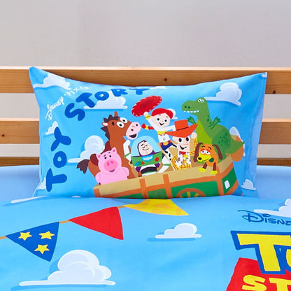 トイストーリー絵羽 カバー3点セット シングル トイストーリー 敷布団カバー フィットシーツ ボックスシーツ かけ布団カバー(代引不可)
