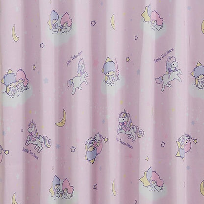 遮光カーテン 2枚組 キキ&ララ 【3サイズ】 幅100cm 丈135cm 丈178cm 丈200cm 遮光2級 遮熱 ウォッシャブル サンリオ(代引不可)