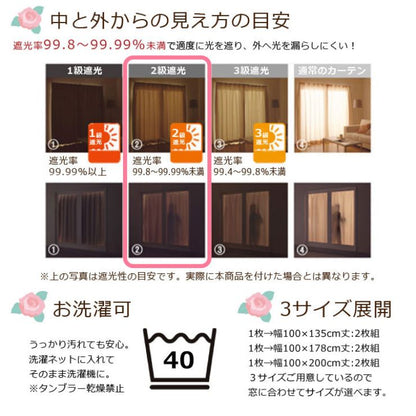 遮光カーテン 2枚組 キティ 【3サイズ】 幅100cm 丈135cm 丈178cm 丈200cm 遮光2級 遮熱 ウォッシャブル サンリオ(代引不可)