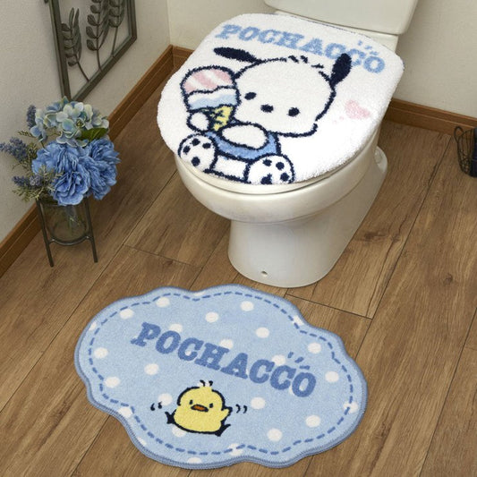 ポチャッコ トイレ2点セット トイレタリー トイレフタカバー 温水洗浄便座用 ぽちゃっこ pochacco サンリオ SanrioZone(代引不可)
