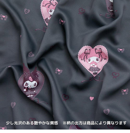 クロミ マイメロディ 幅100cm 真夜中のメロクロ 2級遮光 遮熱 カーテン 2枚セット サンリオ Sanrio クロミちゃん 2枚組 おしゃれ 地雷系 洗濯可能 マイメロ かわいい 女の子 キャラクター(代引不可)