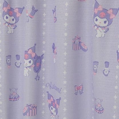 クロミ カフェカーテン 3サイズ 小窓 小さいカーテン 遮熱 断熱 保温 クロミちゃん SANRIO キャラクター 正規ライセンス品 公式 サンリオ 洗濯可 出窓 小窓用 小窓カーテン 1枚 突っ張り棒 片開き(代引不可)