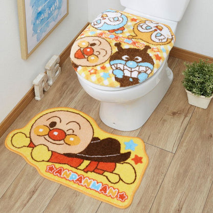 アンパンマン トイレ2点セット トイレタリー トイレフタカバー マット グッズ 温水洗浄便座用 それいけ!アンパンマン(代引不可)
