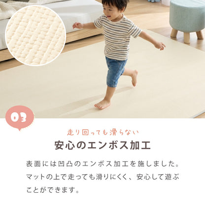 抗菌99.9％ ロールマット 110×300cm 厚さ1.6cm プレイマット 赤ちゃん ベビー フロアマット ジョイントマット 子供部屋 防水 マット 室内マット カット可能 babynug ベビナグ【送料無料】