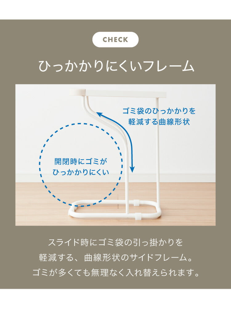 2個セット ゴミ箱 fillete フィレッテ 分別ゴミ袋ホルダー フタ付き ごみ箱 30L/45L兼用 天板付き スリム ダストボックス リサイクルスタンド ホワイト 白 ベージュ グレー かわいい 可愛い おしゃれ