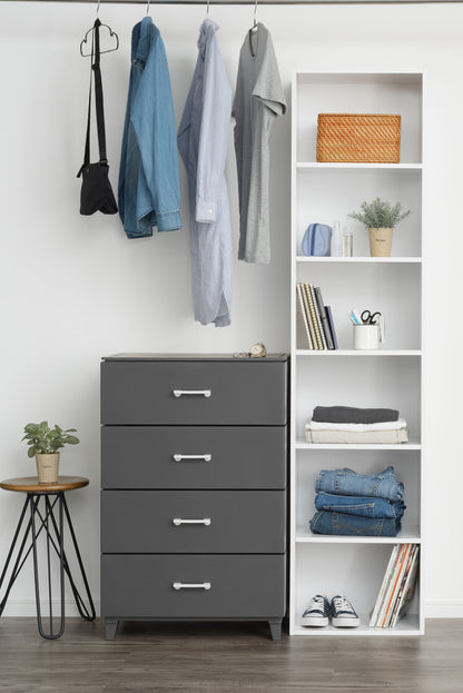 チェスト 4段 脚付き ホコリの入りにくいチェスト LCチェスト 北欧 収納ケース 引き出し ワイド4段 LCC-564 おもちゃ収納 押入れ収納 押し入れ収納 収納ボックス クローゼット収納 サンカ(代引不可)