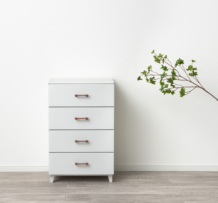 チェスト 4段 脚付き ホコリの入りにくいチェスト LCチェスト 北欧 収納ケース 引き出し ワイド4段 LCC-564 おもちゃ収納 押入れ収納 押し入れ収納 収納ボックス クローゼット収納 サンカ(代引不可)