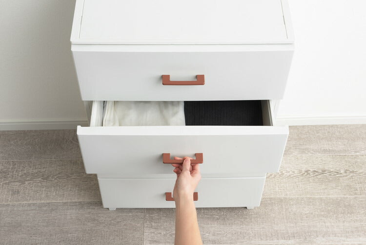 チェスト 4段 脚付き ホコリの入りにくいチェスト LCチェスト 北欧 収納ケース 引き出し ワイド4段 LCC-564 おもちゃ収納 押入れ収納 押し入れ収納 収納ボックス クローゼット収納 サンカ(代引不可)