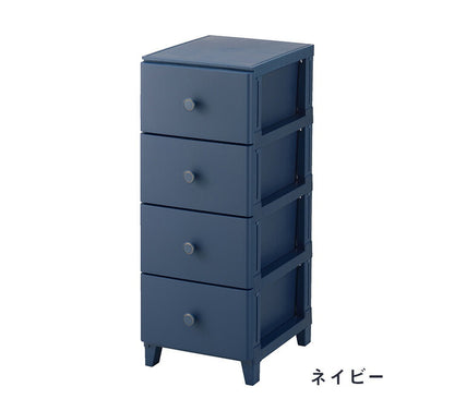 日本製 収納ケース チェスト 幅34cm 4段 ルームス コンベッソ ROOM'S convesso リビングチェスト サニタリーチェスト 収納ボックス 衣装ケース タンス クローゼット サンカ(代引不可)