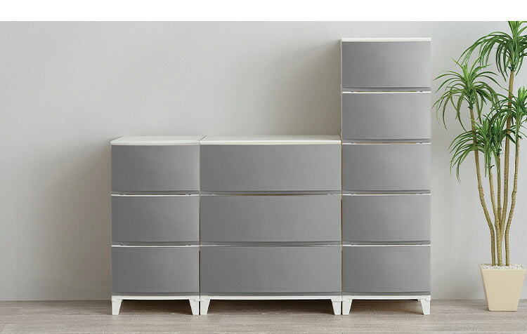 選べる7色 日本製 収納ケース チェスト 幅34cm スリム5段 ルームス シェード ROOM'S shade リビングチェスト サニタリー 隙間収納 すき間収納 収納ボックス 衣装ケース タンス クローゼット サンカ(代引不可)