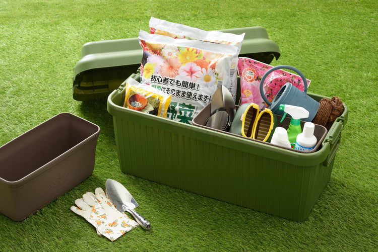 2個セット コンテナボックス 蓋付き ベリアスボート Lサイズ 収納ボックス 収納ケース VA-L アウトドア キャンプ ベンチ 頑丈 丈夫 スツール 収納BOX おしゃれ サンカ(代引不可)