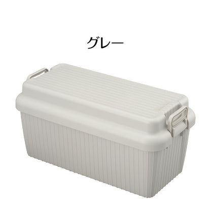 コンテナボックス 蓋付き ベリアスボート Lサイズ 収納ボックス 収納ケース VA-L アウトドア キャンプ ベンチ 頑丈 丈夫 スツール 収納BOX おしゃれ サンカ(代引不可)