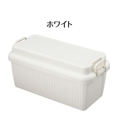 コンテナボックス 蓋付き ベリアスボート Lサイズ 収納ボックス 収納ケース VA-L アウトドア キャンプ ベンチ 頑丈 丈夫 スツール 収納BOX おしゃれ サンカ(代引不可)
