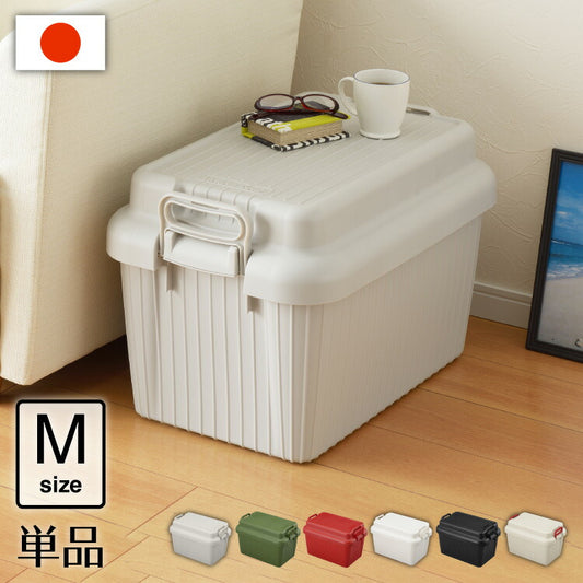 コンテナボックス 蓋付き ベリアスボート Mサイズ 収納ボックス 収納ケース VA-M アウトドア キャンプ ベンチ 頑丈 丈夫 スツール 収納BOX おしゃれ サンカ(代引不可)