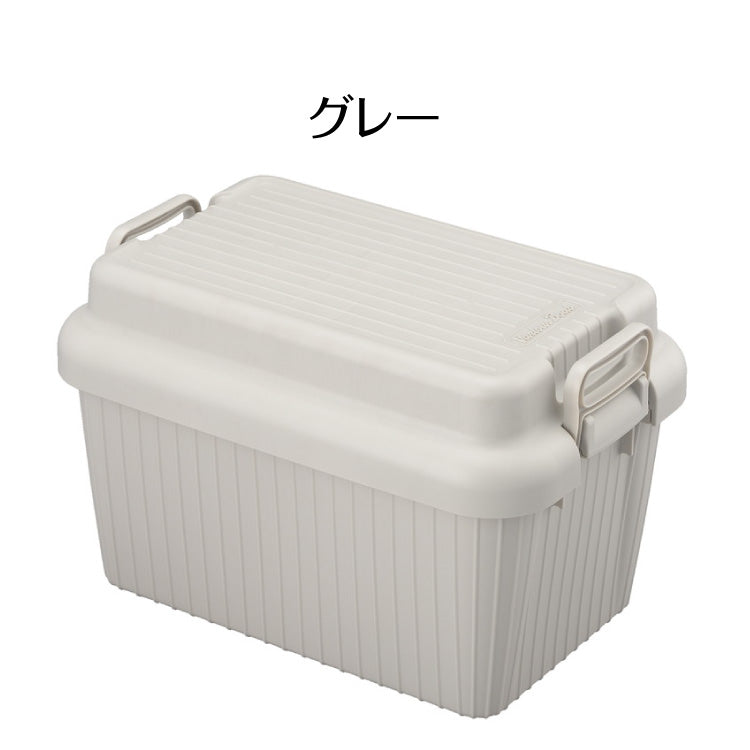 2個セット コンテナボックス 蓋付き ベリアスボート Mサイズ 収納ボックス 収納ケース VA-M アウトドア キャンプ ベンチ 頑丈 丈夫 スツール 収納BOX おしゃれ サンカ(代引不可)