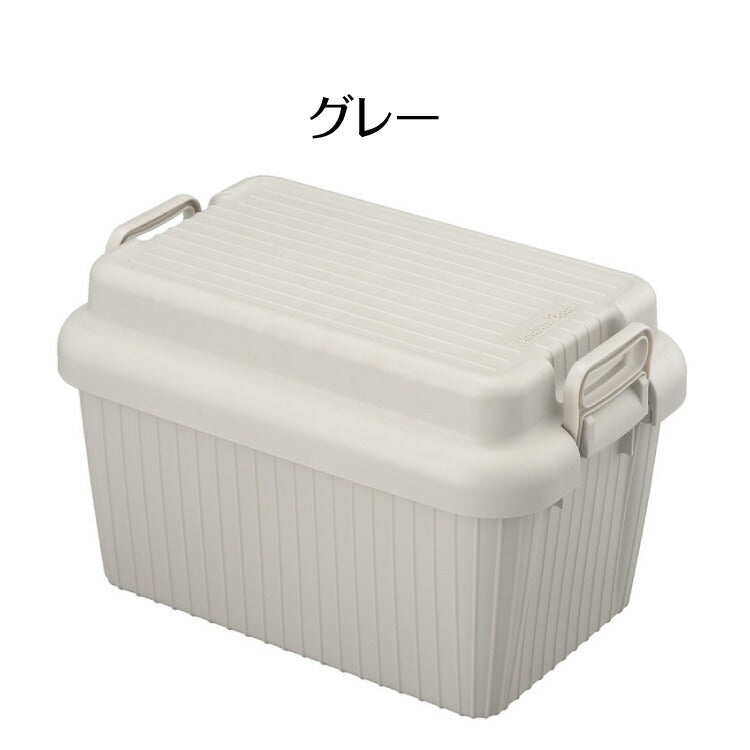 コンテナボックス 蓋付き ベリアスボート Mサイズ 収納ボックス 収納ケース VA-M アウトドア キャンプ ベンチ 頑丈 丈夫 スツール 収納BOX おしゃれ サンカ(代引不可)