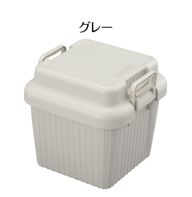 2個セット コンテナボックス 蓋付き ベリアスボート Sサイズ 収納ボックス 収納ケース VA-S アウトドア キャンプ ベンチ 頑丈 丈夫 スツール 収納BOX おしゃれ サンカ(代引不可)