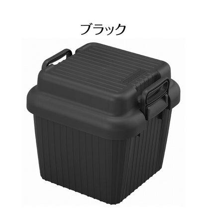 コンテナボックス 蓋付き ベリアスボート Sサイズ 収納ボックス 収納ケース VA-S アウトドア キャンプ ベンチ 頑丈 丈夫 スツール 収納BOX おしゃれ サンカ(代引不可)