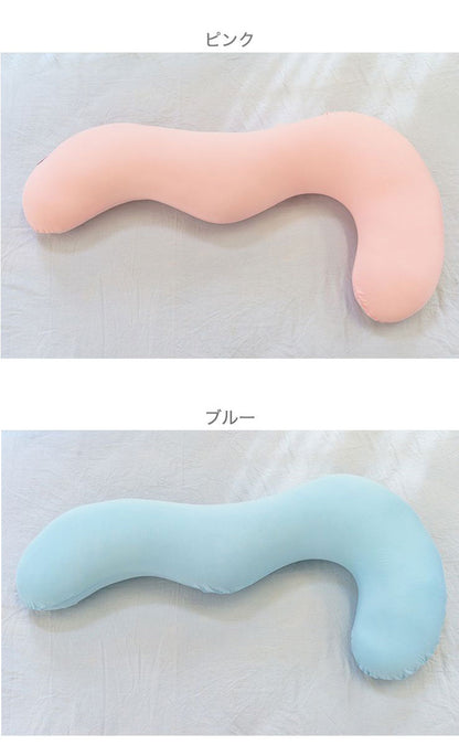 日本製 空間フィットの抱き枕 【約幅65×奥行100cm】 L字 枕難民 フィット感 体圧分散 カバー付き(代引不可)