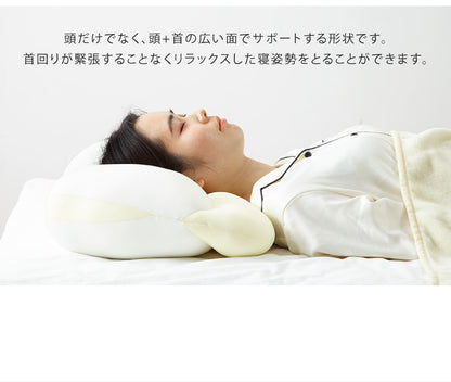 2個組 枕 空間fitの夢まくら プレミアム 日本製 洗える カバー付き 肩こり 首こり ゆめまくら 夢枕 フィット 体圧分散 安眠 ギフト プレゼント(代引不可)