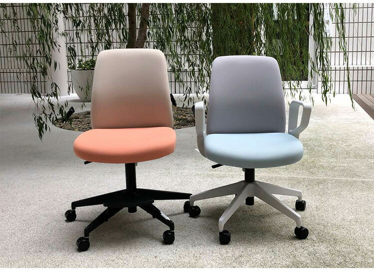 コクヨ オフィスチェア オプティ ロー E1 肘付 C02-W152CU-E10YM11 背:ホワイトブラウン 座:ペールテラコッタ 椅子 リモートワーク 在宅 仕事 勉強 快適 おしゃれ パソコンチェア デスクチェア 会社(代引不可)