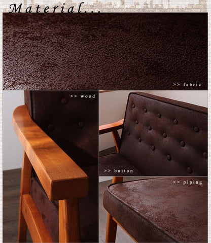 ヴィンテージ ビンテージ アンティーク カフェ レトロ 木肘 ソファ １人掛け 一人掛け 1P 木製フレーム チェア 1人掛けソファ ヴィンテージ調木肘ソファ【Stuyvesant】スタイベサント 1人掛け 北欧(代引不可)