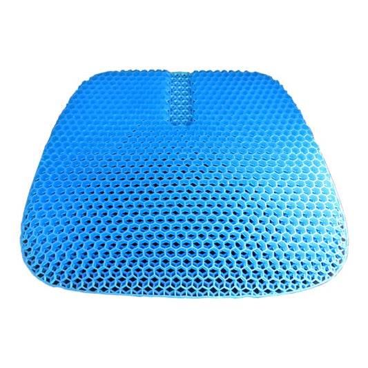 ジェル クッション CT013 大きめサイズ 体圧 分散 通気性 2重構造 腰 椅子 デスクワーク 尻 負担 軽減 勉強 仕事 運転 座布団(代引不可)