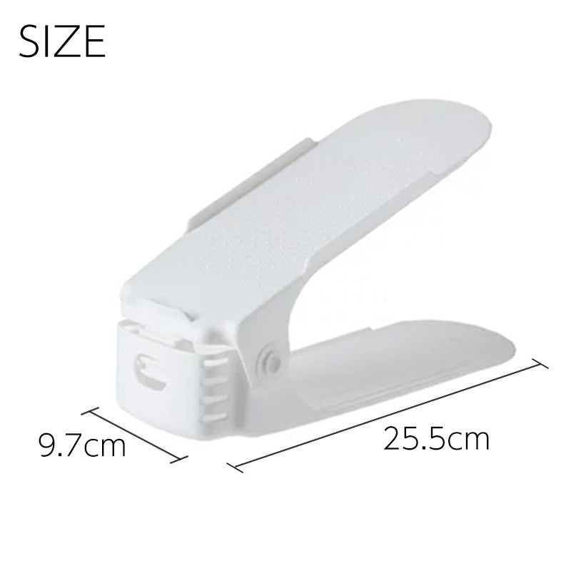 シューズホルダー 8個入り くつホルダー 靴ホルダー 高さ調節 収納 靴箱整理 靴 靴箱 下駄箱 スリム 省スペース(代引不可)