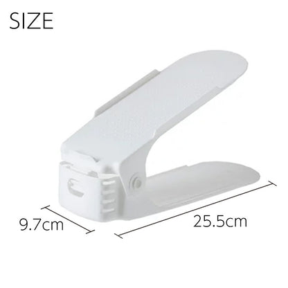 シューズホルダー 8個入り くつホルダー 靴ホルダー 高さ調節 収納 靴箱整理 靴 靴箱 下駄箱 スリム 省スペース(代引不可)