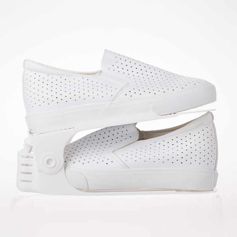 シューズホルダー 8個入り くつホルダー 靴ホルダー 高さ調節 収納 靴箱整理 靴 靴箱 下駄箱 スリム 省スペース(代引不可)