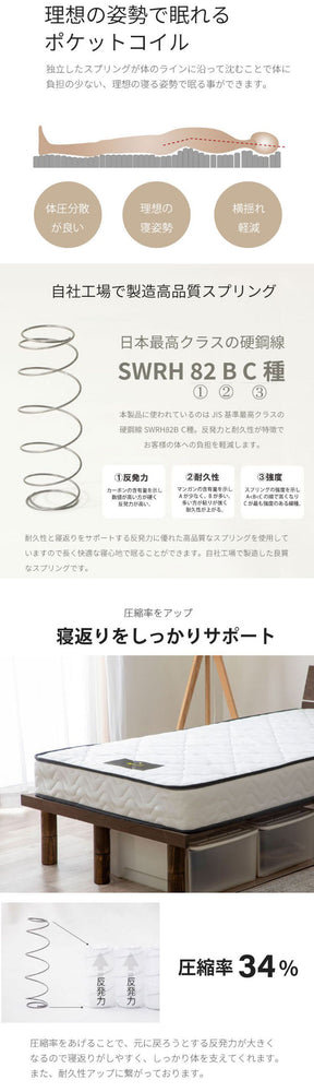 源ベッド ロールすのこ D 夜香スタンダード660 ダブル マットレス付き マットレスセット すのこマット コンパクト すのこ マット ベッド スノコベッド 湿気 除湿 対策 スノコマット(代引不可)