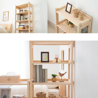 シェルフ ひのき オープンラック 幅60cm 高さ135cm 5段 ラック 収納 収納ラック リビング収納 ディスプレイラック ディスプレイ 収納棚 2-751 檜シェルフHI(代引不可)