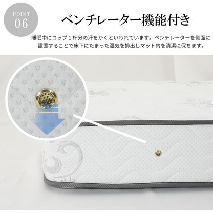 マットレス セミダブル デラックス 国産マットレス SD ソフト ベッド ベット 寝具 インテリア 家具 新生活 一人暮らし(代引不可)