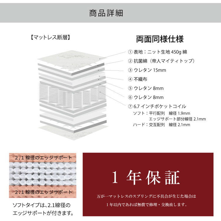 源ベッド TCB223繊細すのこ SD 日Pデラックス ソフト ハード セミダブル マットレス付き マットレスセット マットレス付きベッドフレーム マットレス付きベッド ベッド 寝具 インテリア 家具(代引不可)