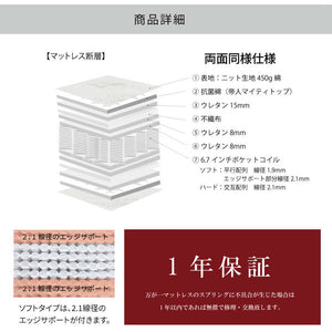 源ベッド TCB223繊細すのこ SD 日Pデラックス ソフト ハード セミダブル マットレス付き マットレスセット マットレス付きベッドフレーム マットレス付きベッド ベッド 寝具 インテリア 家具(代引不可)