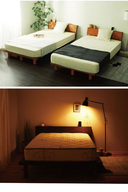 源ベッド VQ226 SD 夜香ハイグレードWH ソフト レギュラー ハード セミダブル マットレス付き マットレスセット マットレス付きベッドフレーム マットレス付きベッド ベッド 寝具 インテリア 家具(代引不可)