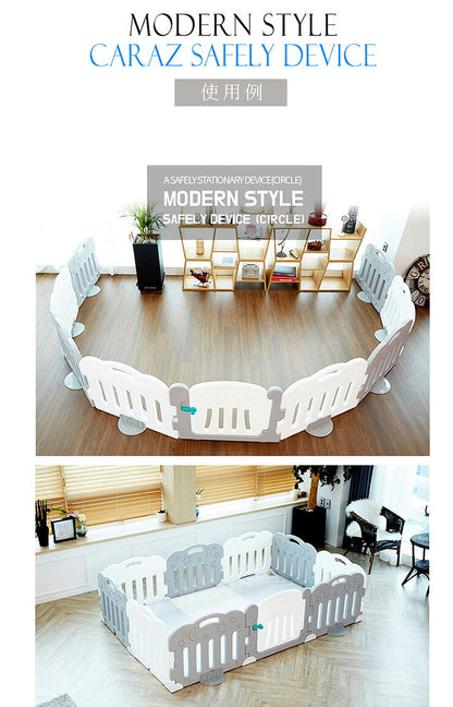 ベビーサークル caraz カラズ 円盤型 足 2個セット スタンドオプション ベビーゲート プレイヤード 柵 パネル ゲート 仕切り ベビー キッズ 赤ちゃん 北欧 おしゃれ (代引不可)