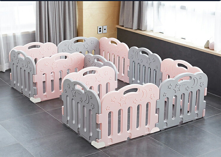 ベビーサークル caraz カラズ 固定ホルダー 直線型2個&角型2個 セット スタンドオプション 追加用 ホルダー 滑り止め 連結 固定 柵 仕切り ベビー キッズ 赤ちゃん 北欧 おしゃれ (代引不可)