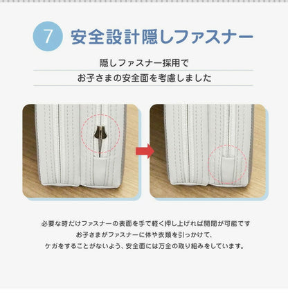 抗菌 プレイマット 4段 140×200cm 厚さ4cm 防炎 ノンホルム 防音 防水 ベビーマット フロアマット ジョイントマット(代引不可)