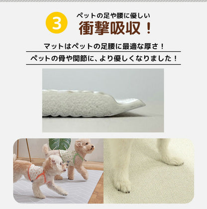 抗菌 ペットマット 65×180×0.5cm 床暖房対応 ノンホルム 防炎 犬 猫 防水 マーブル 大理石調 フローリング ペット マット 滑り止め 大判 pvcマット プレイマット(代引不可)