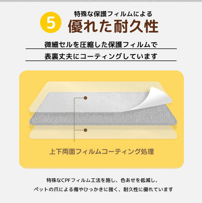 抗菌 ペットマット 65×180×0.5cm 床暖房対応 ノンホルム 防炎 犬 猫 防水 マーブル 大理石調 フローリング ペット マット 滑り止め 大判 pvcマット プレイマット(代引不可)