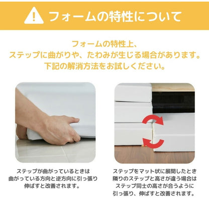 ペットステップ 5段 ドッグステップ ペットスロープ 犬 猫 ペット用 階段 補助 上り下り ケガ防止 シニア犬 介護用品 ドッグスロープ 小型犬 高齢犬 ミニチュアダックス チワワ Caraz カラズ(代引不可)