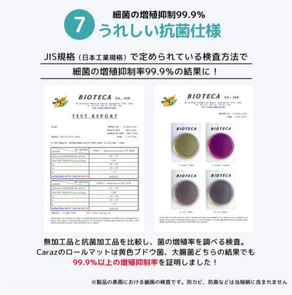 ロールマット 抗菌 防炎 ノンホルム プレイマット 大理石調 マーブル 110×300×1.5cm 韓国インテリア フロアマット 床暖房対応 PVC 厚手 防水 出産祝い 赤ちゃん マット 防音 お昼寝 caraz カラズ(代引不可)