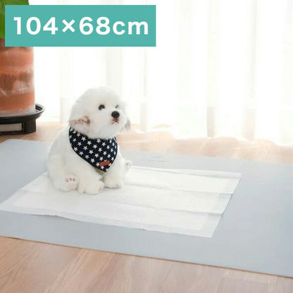抗菌 ペットシーツマット 104×68cm 完全防水 ペットシーツ 犬 猫 ペットマット 滑り止め 拭ける 水洗い可能 床 保護 トイレ(代引不可)
