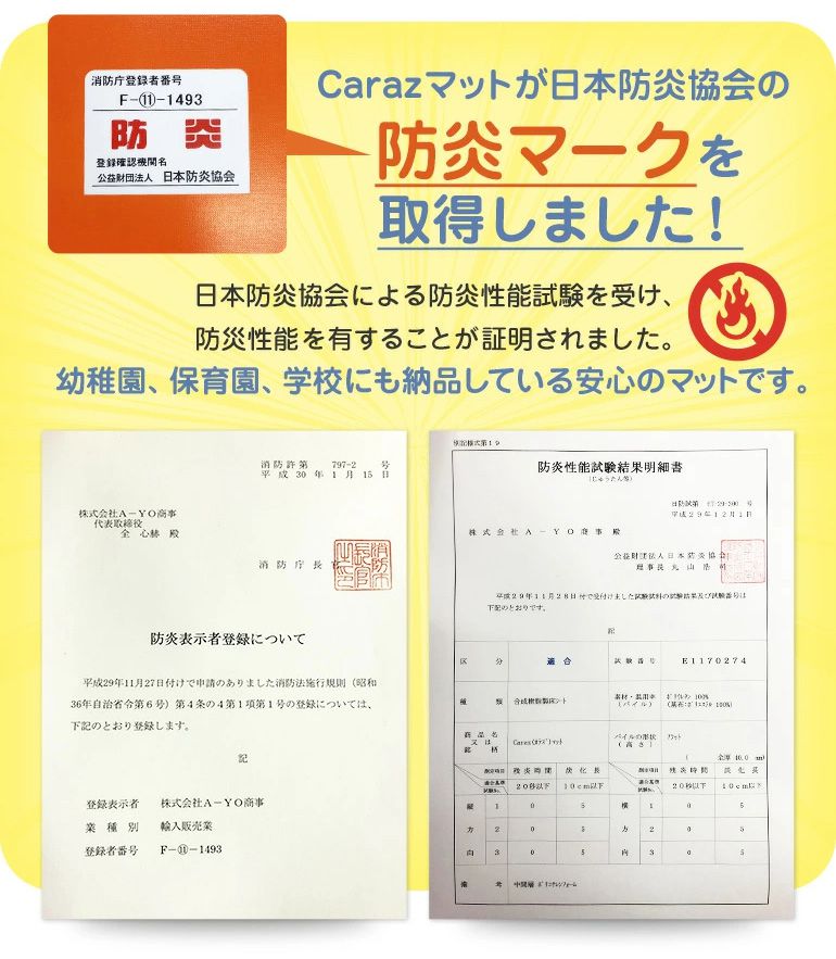 ジョイントマット プレイマット 2枚セット 防炎 ノンホルム 防音 厚さ4cm 71×71cm 2枚 フロアマット パズルマット(代引不可)